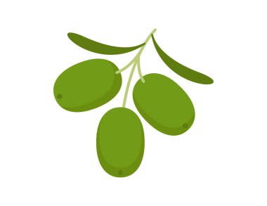 Boyama kitabı şablonu için zeytin çizimi, çocuklar için zeytin baskısı