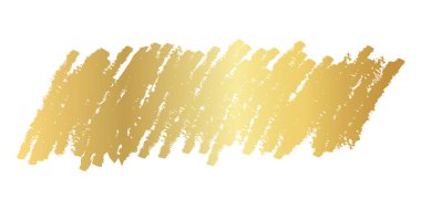 Altın fırça izleri, altın renk lekesi, altın fırça darbesi, elle çizilmiş altın doku