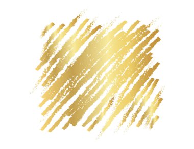 Altın fırça izleri, altın renk lekesi, altın fırça darbesi, elle çizilmiş altın doku