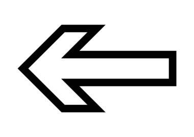 ok simgesi çizgisi, ok işareti ve sembol, yön düğmesi için ok