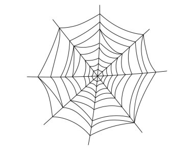 Cadılar Bayramı illüstrasyonu için örümcek ağı, örümcek ağı