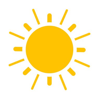 Güneş ikonu, güneş işareti, güneş sembolü