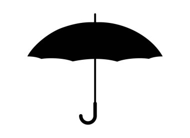 şemsiye simgesi, şemsiye silueti sembolü