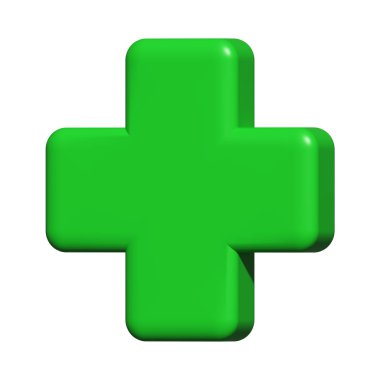 plus symbol 3d, cross green icon, plus for message social media