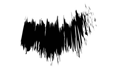 Fırça izleri el çizimi, mürekkep lekesi, fırça boyası, fırça darbesi