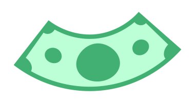 banknot dolar ikonu, uçuş parası, kağıt dolar para birimi, nakit para