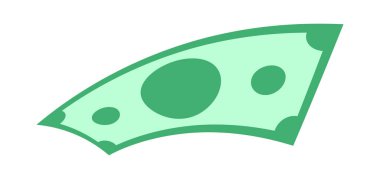 banknot dolar ikonu, uçuş parası, kağıt dolar para birimi, nakit para