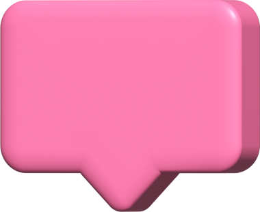 Konuşma balonu çerçeve 3D, konuşma simgesi, emoji yorumu, sevimli sohbet, üç boyutlu sosyal çerçeve