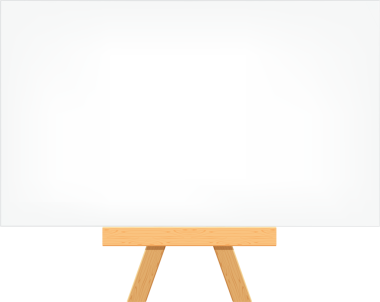 Resim sanatı, resim tuvali ve ahşap duruş için resim sehpası olan bir çerçeve.