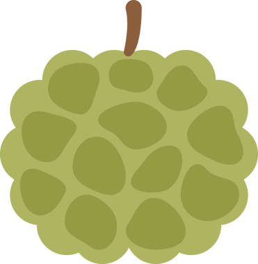 Boyama kitabı şablonu için muhallebi elması çizimi, çocuklar için kremalı elma baskısı