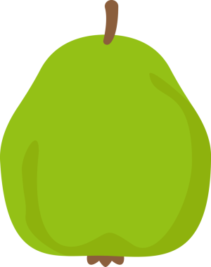 boyama kitabı şablonu için guava illüstrasyonu, çocuklar için guava çalışma tablosu yazdırılabilir