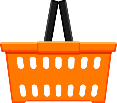 Alışveriş sepeti, süpermarket sepeti, sepet e-ticaret simgesi