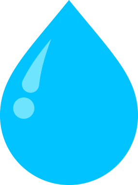 Su damlası şekli, grafikler için su damlası