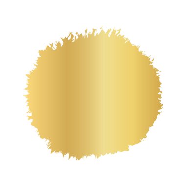 çember kare altın fırça izleri, altın leke, altın fırça darbesi, el çizimi, altın şerit fırça izleri sanatsal