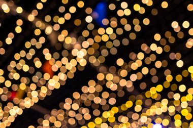 Bokeh Gold Xmas arkaplanı, parıldayan soyut duvar kağıdı, noel arkaplanı