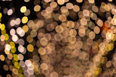Bokeh Gold Xmas arkaplanı, parıldayan soyut duvar kağıdı, noel arkaplanı