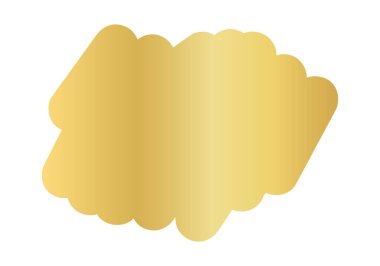 Zarif altın fırça darbesi grafiği, altın allık karalaması vurgu için, altın fırça keçeli kalem