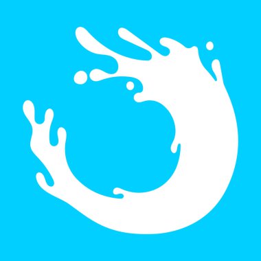 Süt sıçratma, süt biçimi afiş arka planı, süt dalgaları, süt ürünleri için süt sıçramaları