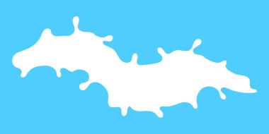 Süt sıçratma, süt biçimi afiş arka planı, süt dalgaları, süt ürünleri için süt sıçramaları