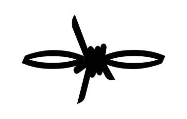 Dikenli tel silueti, dikenli tel kenarı, dikenli tel zinciri, dikenli tel deseni, dikenli tel.