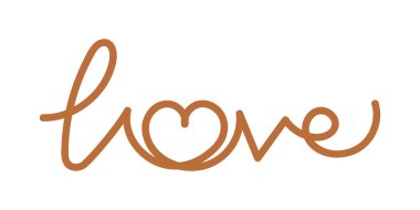 Kalpli el yazısı aşk tipografisi, Sevgililer Günü için aşk metni, kaligrafi aşk yazı tipi taslağı, sevgililer günü için aşk tipografisi, sevimli metin el yazısı