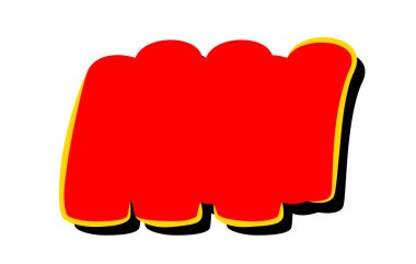 kırmızı etiket satışı serbest biçimi, satılık ve promosyon için köşe etiketi, indirimli simge için kırmızı etiket