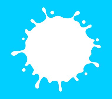 süt sıçrama şekli, süt sade şekli, süt dalgaları, süt ürünleri için süt sıçramaları