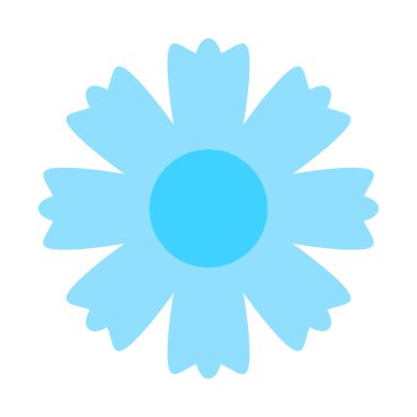 Çiçek ikonu, çiçek sade, emoji çiçeği şirin, flora etiketi