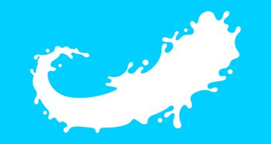 Süt sıçraması, süt sıçratma, süt sade şekil, süt dalgaları, süt ürünleri için süt sıçraması.