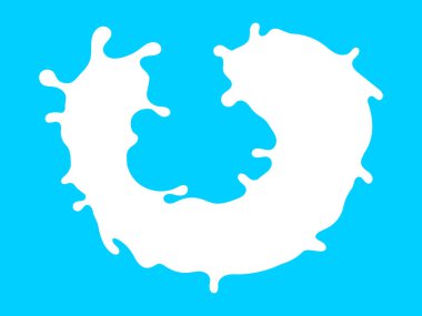 Süt sıçraması, süt sıçratma, süt sade şekil, süt dalgaları, süt ürünleri için süt sıçraması.