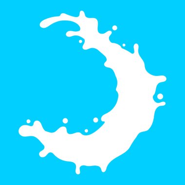 Süt sıçraması, süt sıçratma, süt sade şekil, süt dalgaları, süt ürünleri için süt sıçraması.