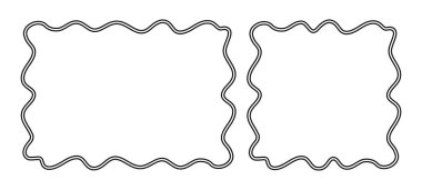 Çerçeve Çizgisi El Çizimi, Resim Çerçevesi, Çizgi Kenar Çerçevesi, Karalama Çerçevesi Şirin