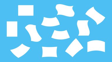 uçan kağıtlar belge, kağıt broşür, kıvrık kağıt beyaz, harf kağıdı boş form, boş kağıtlar dökülüyor, evrak işleri dağınık, ofis kağıtları