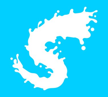 Süt sıçraması, süt sıçratma, süt sade şekil, süt dalgaları, süt ürünleri için süt sıçraması.