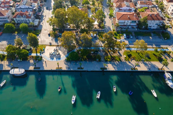 Resort Town Fethiye Turkiye Aegean Sea Aerial Shot — Stock Photo, Image