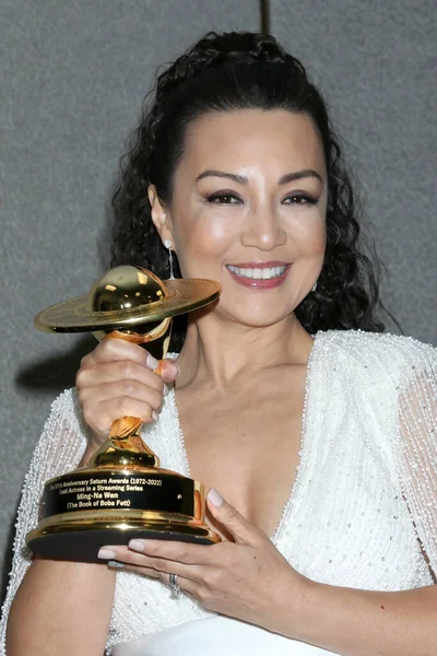 Los Angeles Oct Ming Wen Saturn Awards Tiskové Středisko Marriott — Stock fotografie