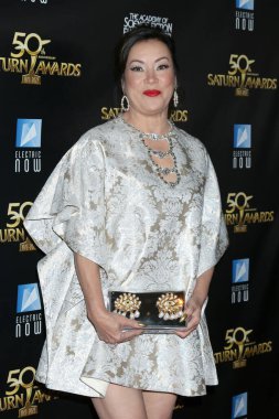 LOS ANGELES - 25 Ekim 2022 'de Jennifer Tilly 50. Satürn Ödülleri' nde Marriott Kongre Merkezi 'ne geldi.