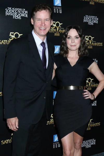 Los Angeles Oct Kevin Earley Julie Ann Emery 50Th Saturn — Stock Photo, Image