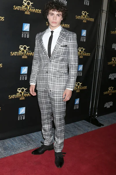 Los Angeles Okt Zackary Arthur Bij 50E Saturn Awards Aankomst — Stockfoto