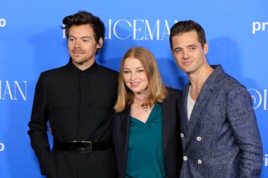 LOS ANGELES - 1 Kasım 2022 'de Westwood, CA' da My Policeman Los Angeles Premiere 'de Harry Styles, Sarah Schechter, Robbie Rogers