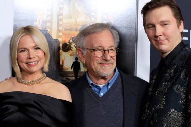 LOS ANGELES - 6 Kasım 2022 'de Los Angeles' ta Michelle Williams, Steven Spielberg, Paul Dano AFI Fest - The Fabelmans at TCL Chinese Theater IMAX