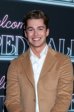 LOS ANGELES - NOV 15:  AJ Pritchard at the Welcome to Chippendales Premiere at Pacific Design Center on November 15, 2022 in West Hollywood, CA clipart