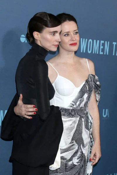 Los Angeles Nov Rooney Mara Claire Foy Women Talking Premiere — Stock Fotó