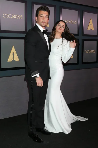 Los Angeles Nov Miles Teller Keleigh Sperry 13Th Governors Awards — Stock Photo, Image