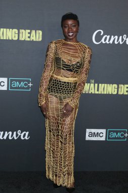 LOS ANGELES - 20 Kasım 2022 'de Los Angeles, CA' da The Walking Dead Finale 'de Danai Gurira