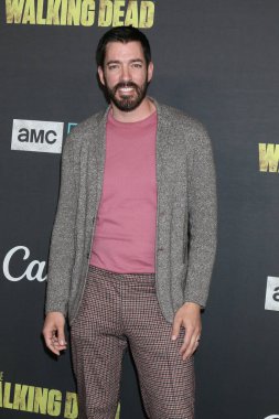 Drew Scott, 20 Kasım 2022 'de Los Angeles' taki Orpheum Tiyatrosu 'nda The Walking Dead Finale' de.