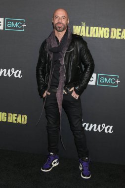 LOS ANGELES - 20 Kasım 2022 'de Los Angeles, CA' da The Walking Dead Finale 'de Chris Daughtry