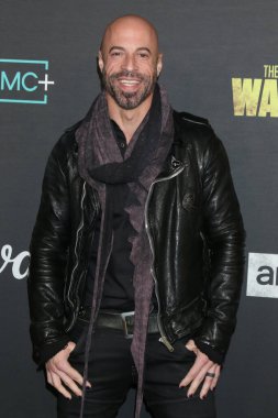 LOS ANGELES - NOV 20:  Chris Daughtry at The Walking Dead Finale at Orpheum Theatre on November 20, 2022 in Los Angeles, CA clipart