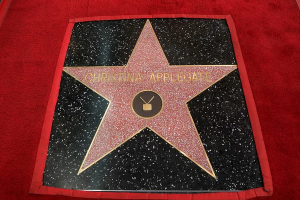 Christina Applegate Kasım 2022 Hollywood Şöhret Yolu Ndaki Christina Applegate — Stok fotoğraf