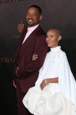 LOS ANGELES - 30 Kasım 2022 'de Westwood, CA' da bulunan Village Theater 'daki Özgürlük Heyeti' nde Will Smith, Jada Pinkett Smith.